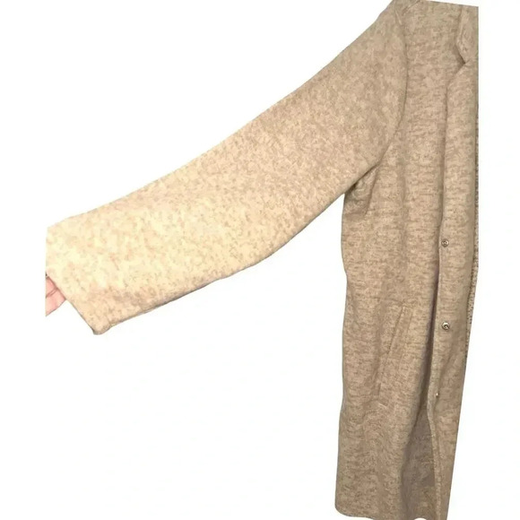 NWT Vera Moda Women’s Plus Size Brushed Katrine Coat Beige Size 18 - Picture 6 of 9